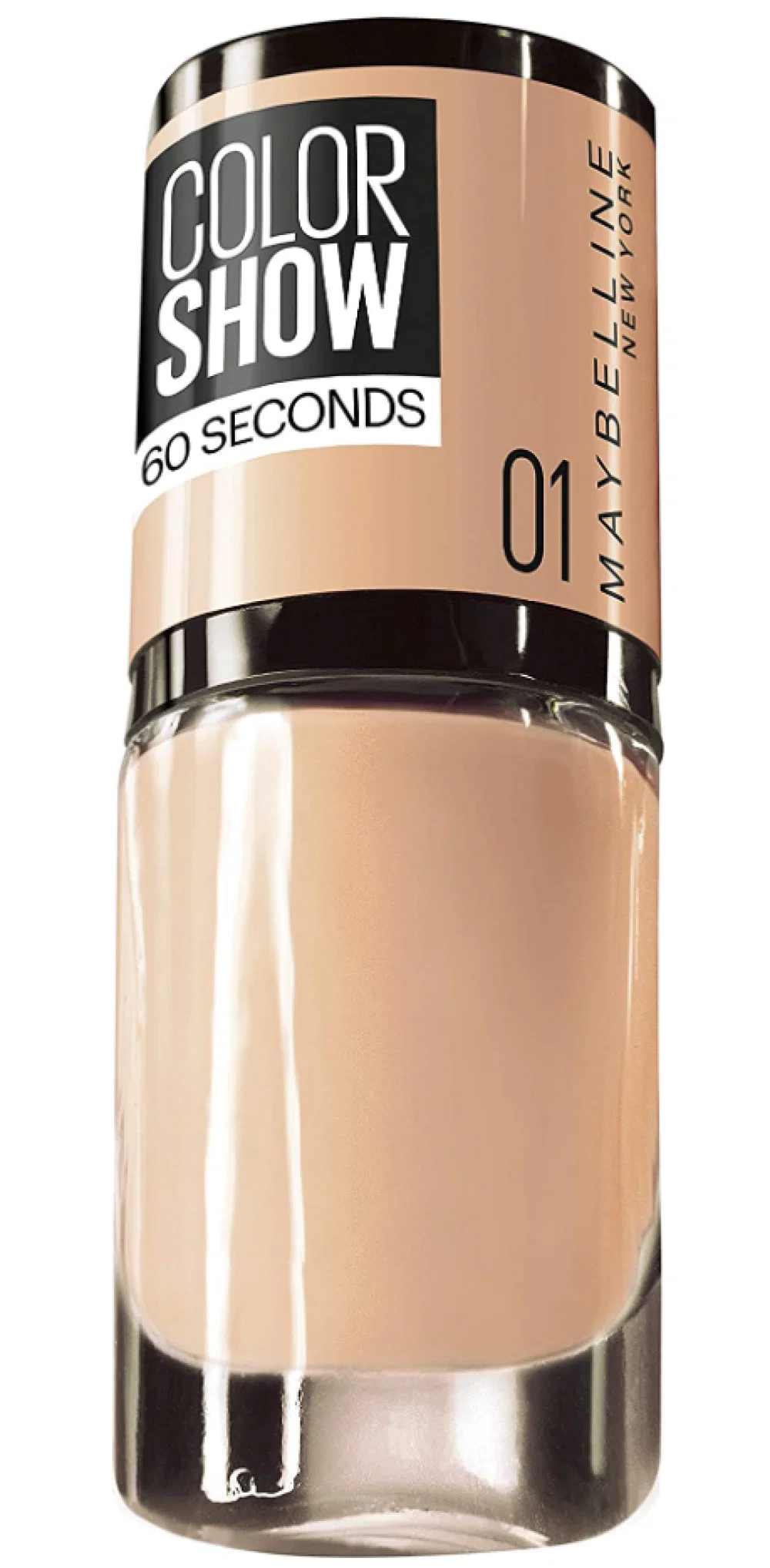 Maybelline, Color Show 60 Seconds, Vernis à ongles, N° 1, Va nu, 7 ml
