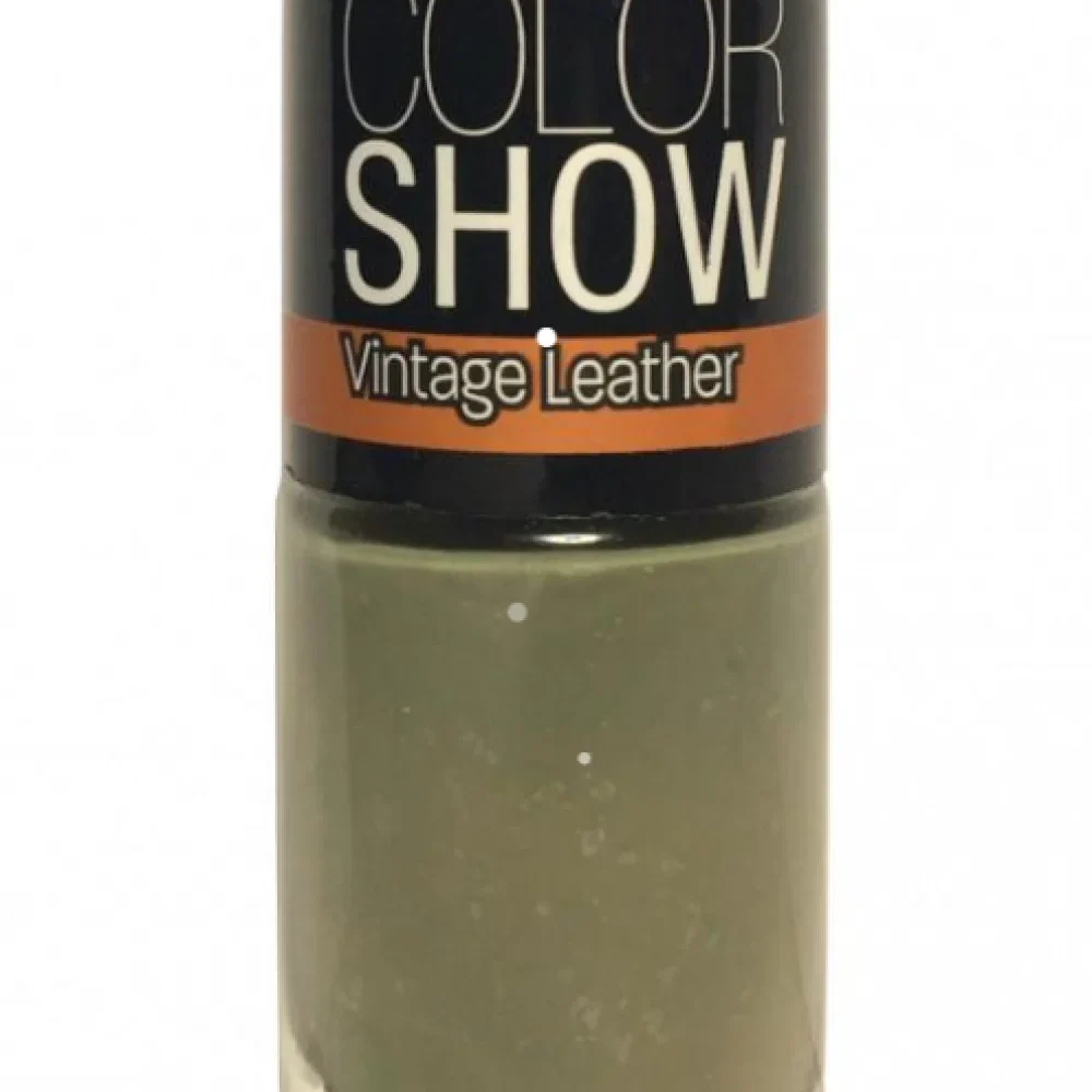 Maybelline, Color Show Vintage Leather, Vernis à ongles, N° 208, Sauge Vert de Base, 7 ml