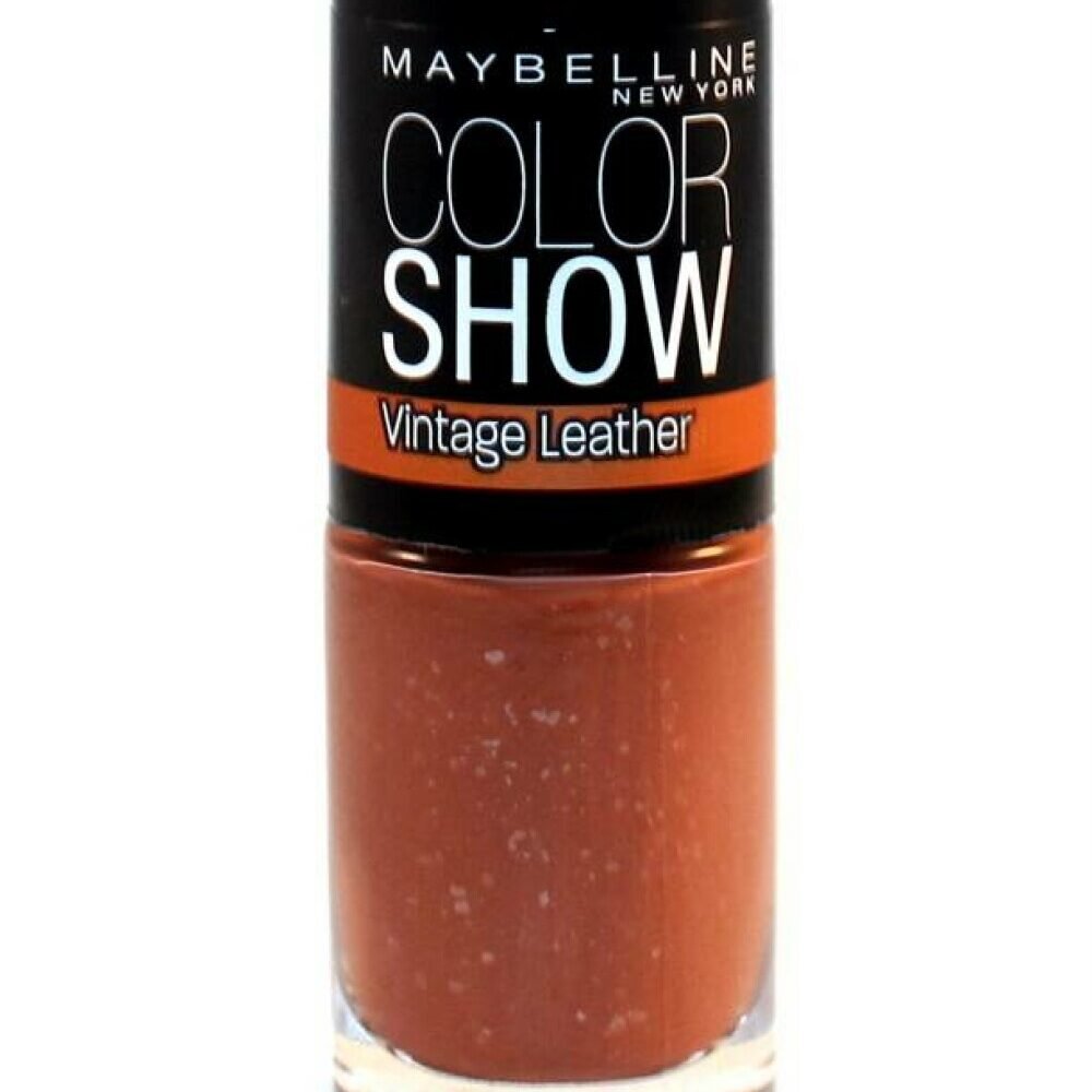 Maybelline, Color Show Vintage Leather, Vernis à ongles, N° 211, Bronzé prêt, 7 ml