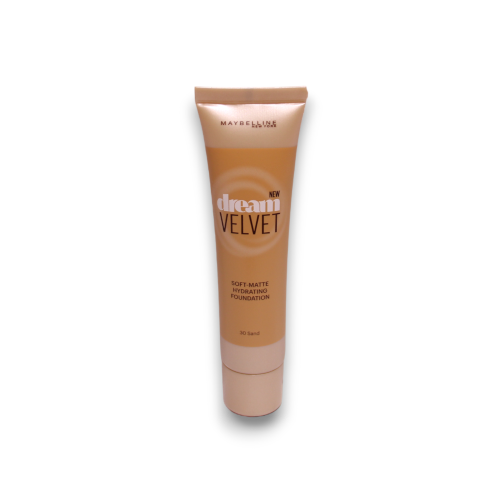 Maybelline, Dream Velvet, Mat doux, Fond de teint crème, N° 30, Sable, 30 ml