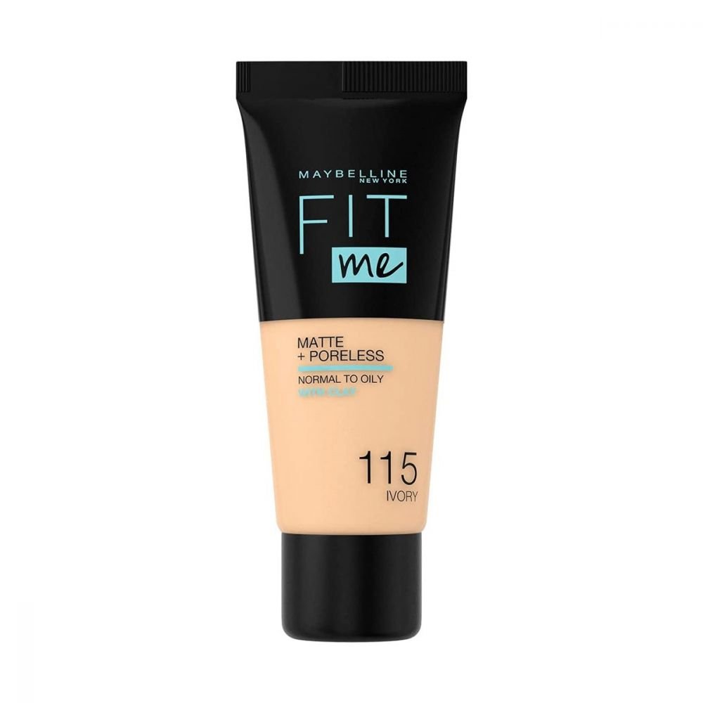 Maybelline, Fit Me Matte + Poreless, Fond de teint liquide, 150, Ivoire, 30 ml